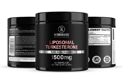 Liposomal Turkesterone 1500mg 20% Standard, Maximum Strength, High-Potency Formula (120 Capsules 2 Month Supply)