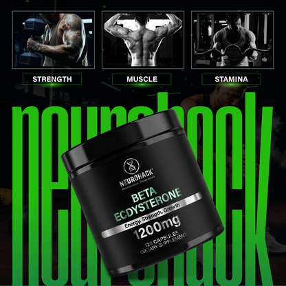 Beta Ecdysterone Supplement 1200mg | 98% Maximum Purity | Vegan | 120 Capsules – 60 Day Supply